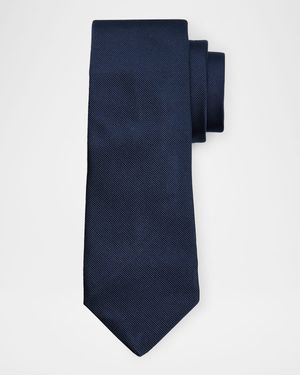 Men's Silk and Cotton Tie