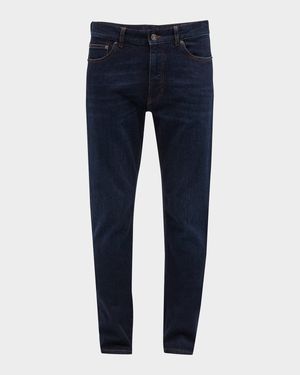 Men's 5-Pocket Dark Wash Denim Jeans