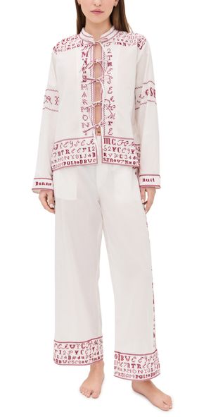 Sea Kit Sleepwear Pajama Set White XXS