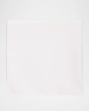 Men's Solid Cotton Evening Pocket Square