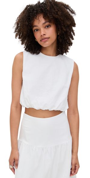 4th & Reckless Selene Top White L