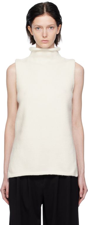 Proenza Schouler Col roulé Lily blanc cassé