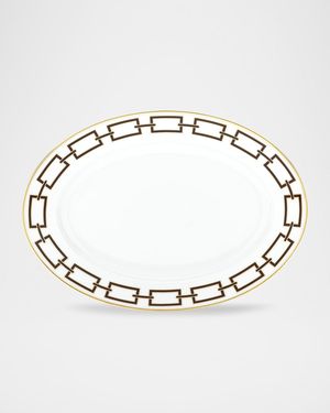 Catene Ebano Oval Flat Platter
