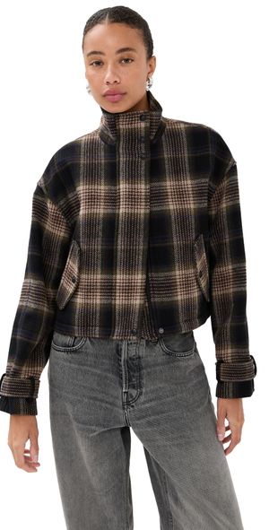 Veronica Beard Bateman Jacket Black Multi XL