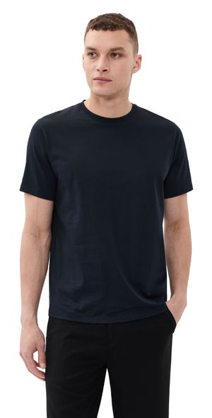 Theory Precise Rib Cotton Tee Eclipse M