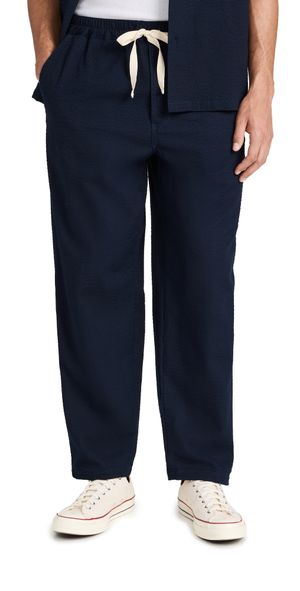 Howlin' Japanese Seersucker Pants Navy Seersucker L