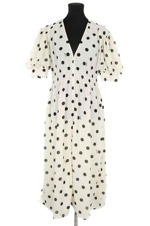 Ganni - Seconde Main - Robe blanc - Taille S - Blanc