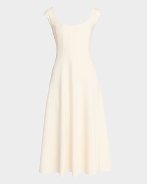 Charlotte A-Line Midi Dress