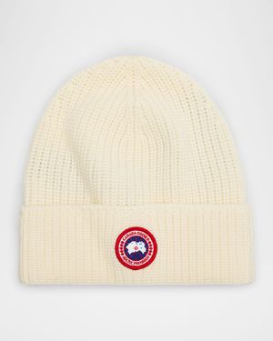 Men's Arctic Rib-Knit Wool Beanie Hat