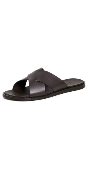 Orlebar Brown Muro Leather Sandals Brown 12