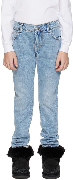 AMIRI Kids Blue Stack Jeans