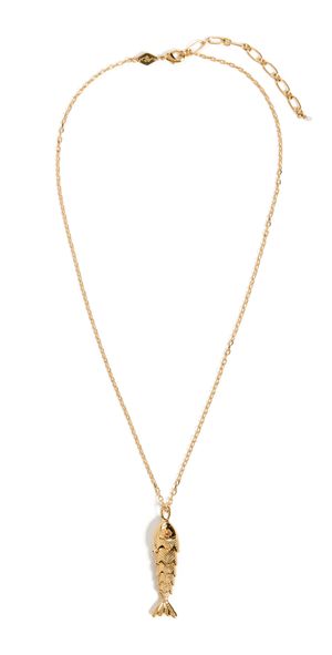 Anni Lu Something Fishy Necklace Gold One Size
