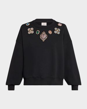 Baroque Patches Sweatshirt