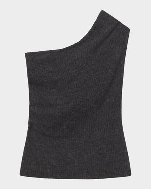 Sue Brushed Alpaca-Blend Knit Top
