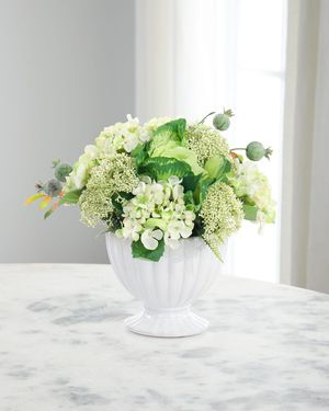 Napa Garden 13" Faux Floral Arrangement in Vase