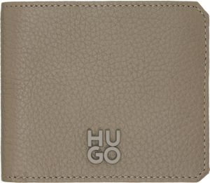 Hugo Taupe Leather Wallet