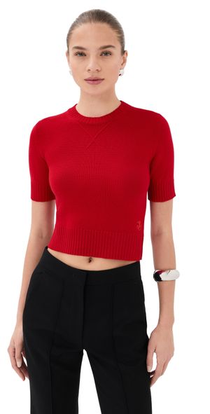 Jil Sander Crew Neck Pullover Rouge 32