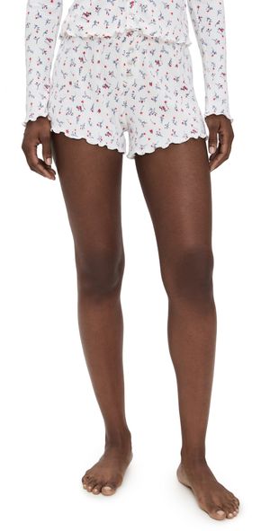 PJ Salvage La Vie En Rose Shorts Ivory XL