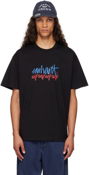 Carhartt Work In Progress Black Stereo T-Shirt