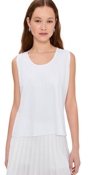 Eugenia Kim LOVE Venus Ruched Back Top Optic White XL