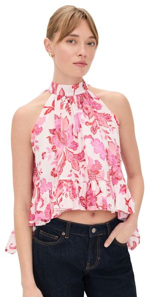 Azeeza Plath Top Paisley L