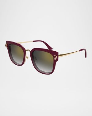 Round Acetate Sunglasses