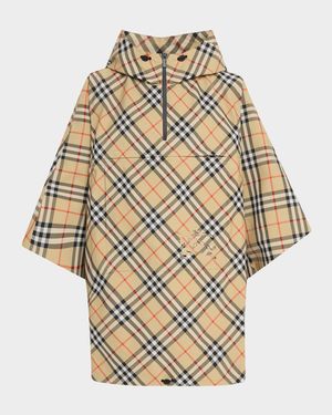 St. Cady Packaway Check Twill Cape