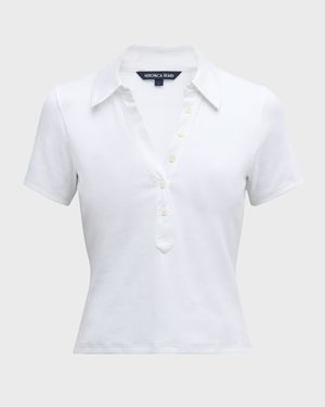 Kearney Short-Sleeve Polo Top