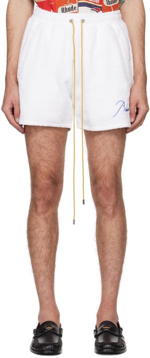 Rhude White Three-Pocket Shorts