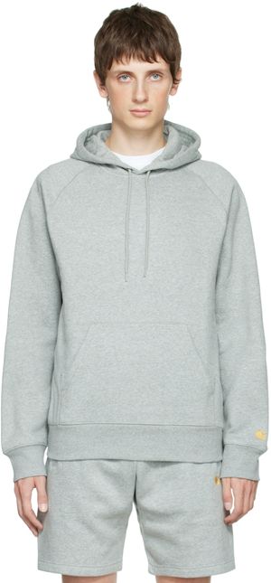 Carhartt Work In Progress Gray Chase Hoodie