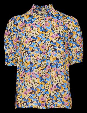 Petite Mendigote - Chemise droite imprimée - Taille 2XL - Bleu
