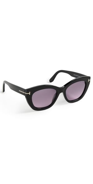 Tom Ford Linda-02 Sunglasses Shiny Black One Size
