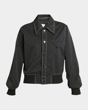 Tech Nylon Bomber Shirt