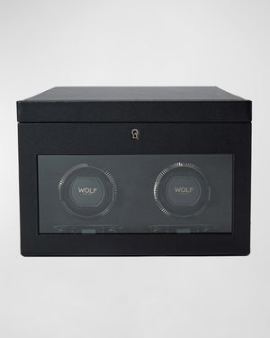 British Racing Double Watch Winder with Storage