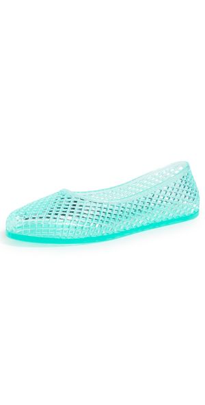 Ancient Greek Sandals Iro Jelly Flats Aqua 41