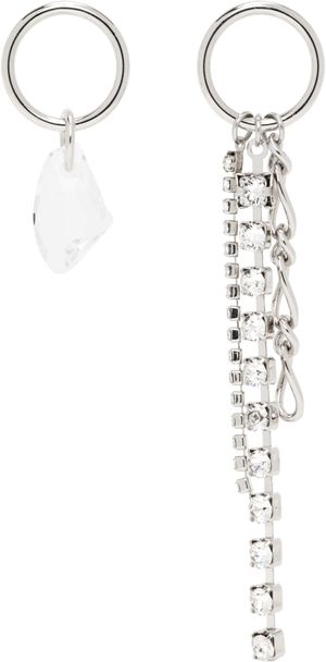 Justine Clenquet Silver Ewan Earrings