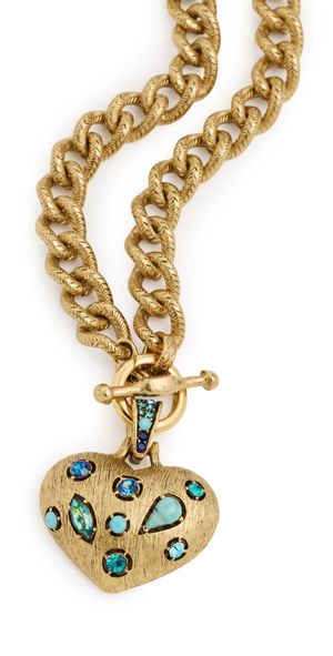 Elizabeth Cole Pauline Necklace Blue One Size