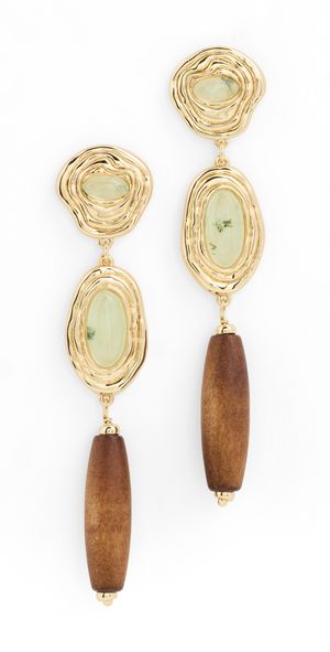 Mignonne Gavigan Savanna Earrings Green One Size