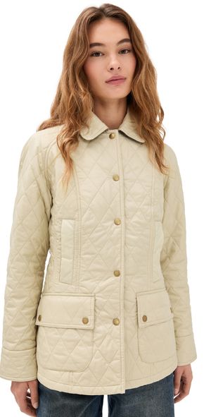 Barbour Barbour Beadnell Quilt Barn Jacket Pearl 14