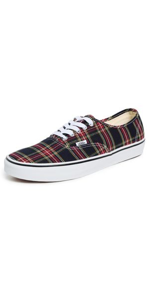 Vans Authentic Sneakers Plaid Navy 13