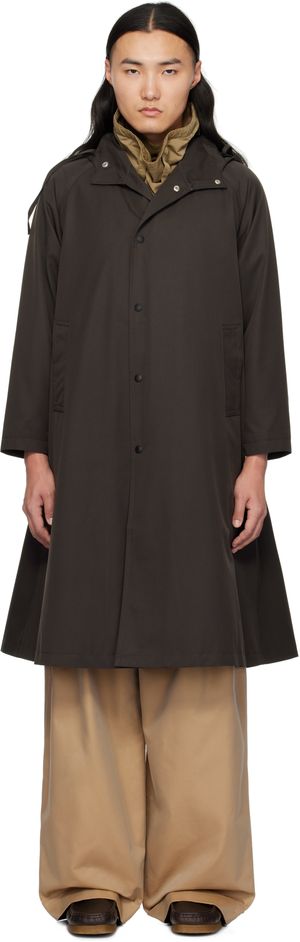 nanamica Brown GORE-TEX Hooded Coat