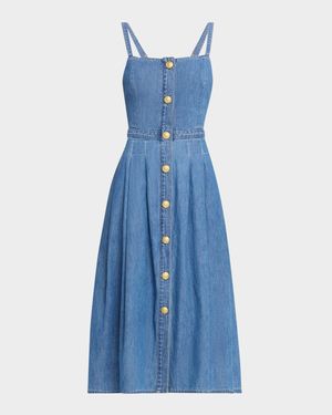 Esmeralda Denim Midi Dress