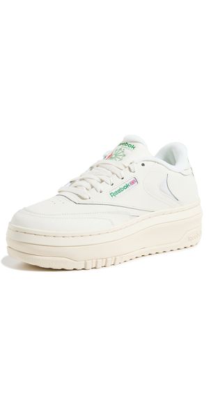 Reebok Club C Extra Sneakers Chalk/Chalk/Glen Green 5