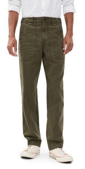 Alex Mill Herringbone Field Pant Deep Moss 31