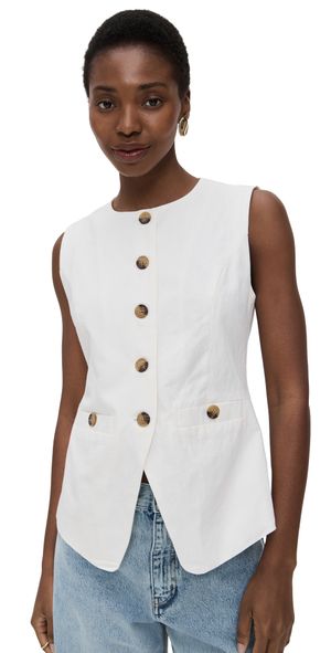 BLANKNYC Cloud Burst Blouse White L