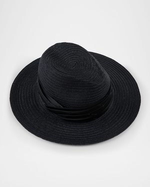 Courtney Hemp Straw Fedora Hat