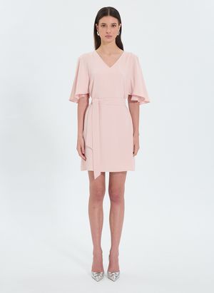 Zapa - Robe courte Col V - Taille 46 - Beige