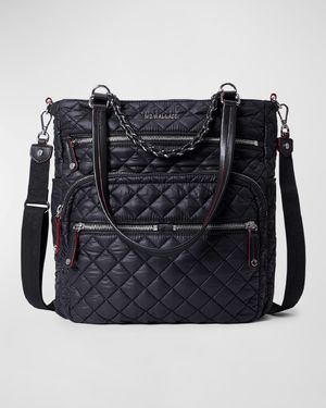 Crosby Magazine Recycled Nylon Shoulder Bag