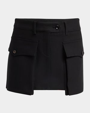 Cargo Pocket Mini Skirt