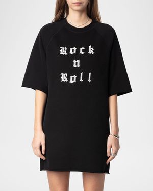 Grace Studded Rock N Roll Mini Dress